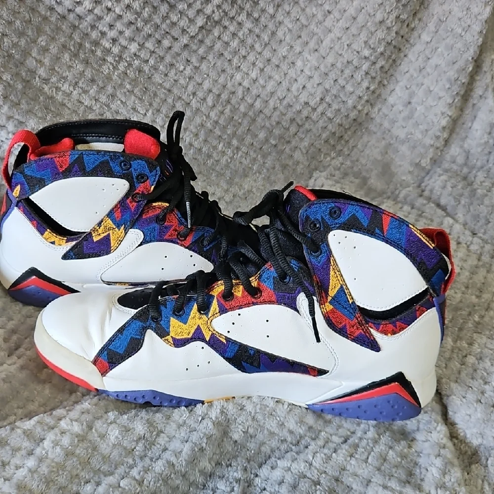 Jordan Red and Black High-Top Sneakers - Picture 8 of 8